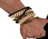 Black/Gold Bracelet/ R