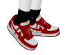 J1 RED Shoes *F BlckSock
