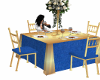 DINING TABLE ROYAL/GOLD