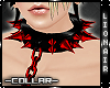 !)Spiked Collar: Red