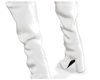 Knee Boots, White