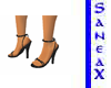 ~sX Blk Sparkle Sandals