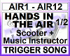 HANDS IN THE AIR 1/2