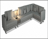 Long Couch W/ Lite Lamp