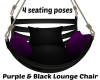 Purple & Black Lounge