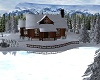 Christmas log cabin