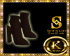 autumn dark brown boots