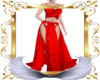Crimson Angel Gown