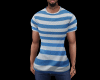 T-Shirt Striped Blue