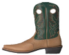 Green & Tan Cowboy Boot