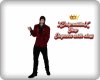 Traje Elegante Dark Red