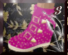 a Hotpink Studded Boots
