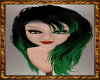 Green Tip Hairstyle