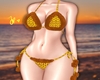 Yellow Knitted Bikini