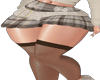 Sexy Checkered Skirt w/