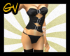 ![GV] Black shiny corset