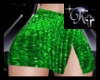 K- Green Sparkle Skirt-L