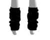 neko leg warmers | black