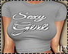 Sexy Girl Grey Top Fall
