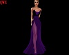 Black/Purple Long Dress