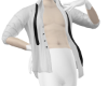 white open shirt