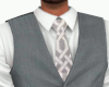 Grey Vest w/Tie