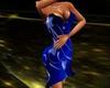 blue stars party dress