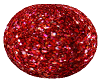 ball chair sparkle red