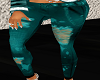 Teal Jeans