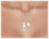 Necklace of letters P