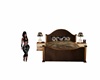 J&J Brown Feather Bed