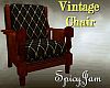 Vintg Country Chair Blk