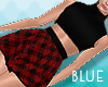 !BS EMO Plaid Skirt