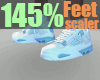 Feet 145% scaler