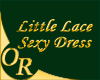 Lace Short Dress Green2