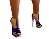 Blue and Gold Heels