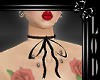 !! Black Bow Ribbon Lace