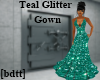 [bdtt] Teal Glitter Gown