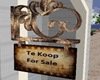 Sign Te Koop/ For Sale