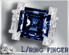 Royal Blue Diamond Ring 
