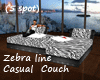 Zebra line Casual  Couch