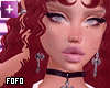 fatima red + bangs