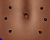 BELLY PIRCING BLACK