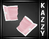 }KR{ Pink/White Cuffs