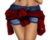 JEAN SHORTS/RED 