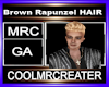 Brown Rapunzel HAIR