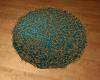 AUTUMN FURRY ROUND RUG