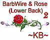 ~KB~ BarbWire&Rose 2 LB