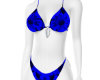 Floral Blue Bikini