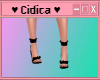 ♥ | Black Bunny Heels